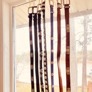 Seven Barely Worn Belts